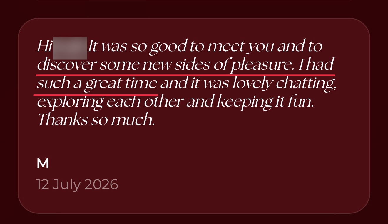 Message from a client