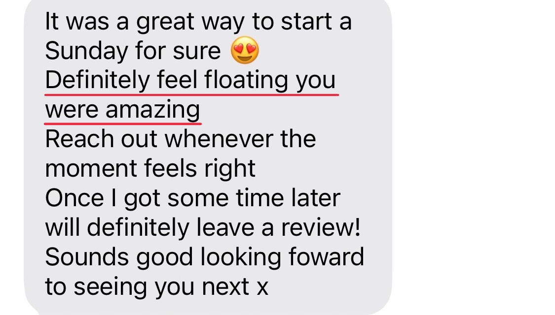Message from a client