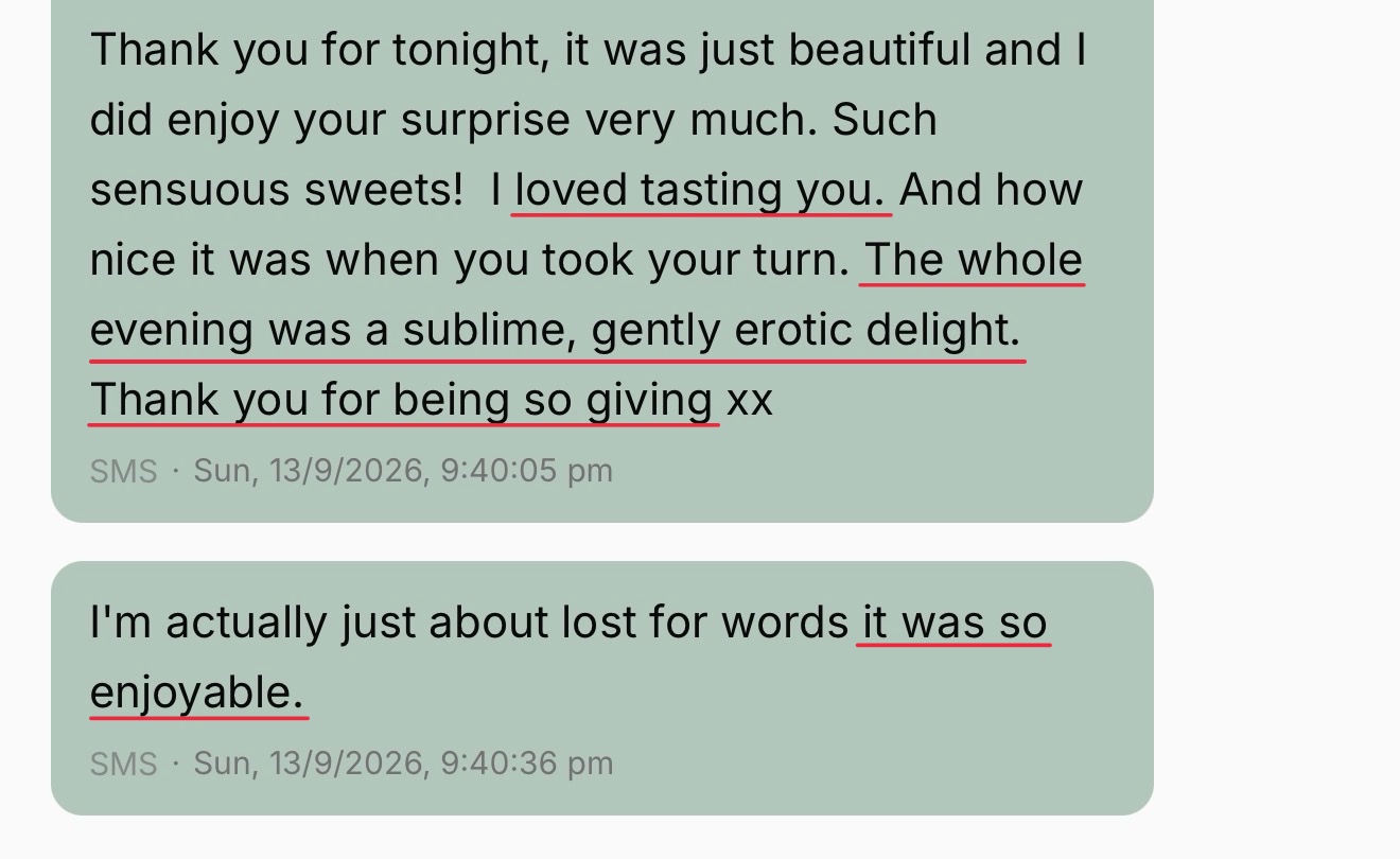Message from a client